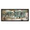 Stupell Industries European City Streets Traditional Restaurant Architecture Sidewalk Scene Framed Wall Art